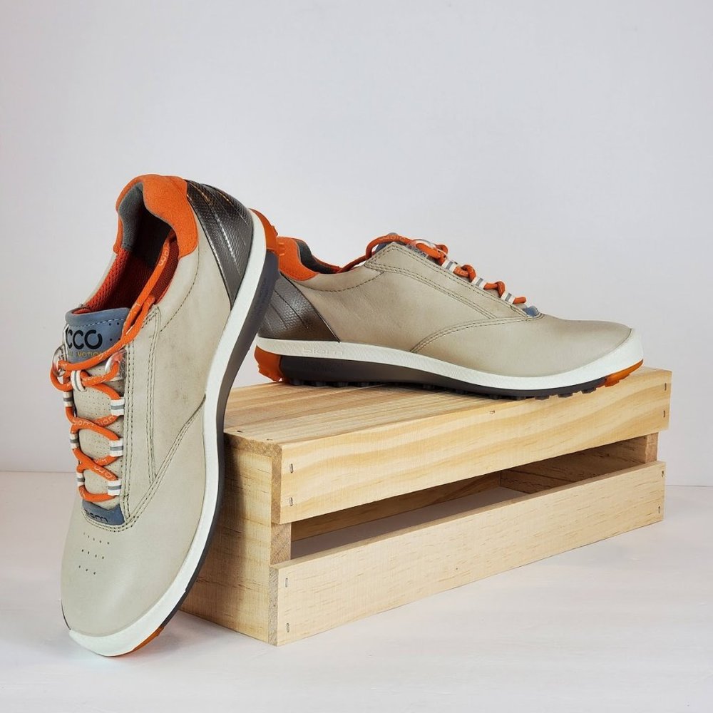 ECCO W GOLF BIOM HYBRID 2 SHOE tan Sz 37